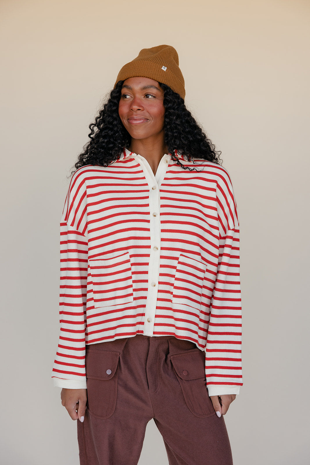 Come Around Collared Cardigan