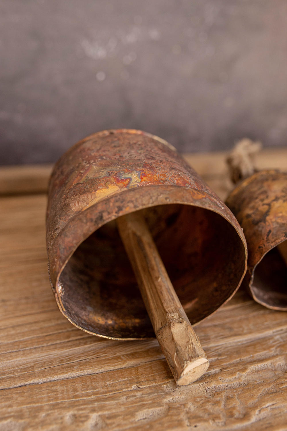 Vintage Inspired Copper Desert Bell Small Christmas Decor