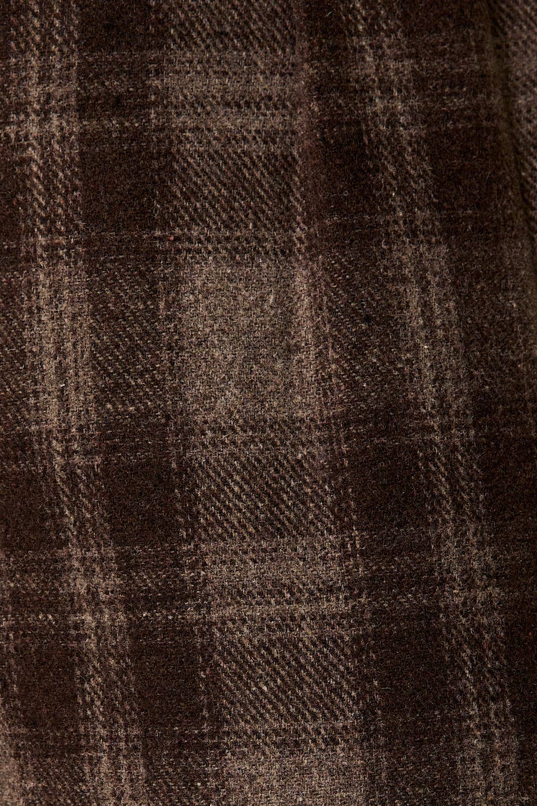 WOOL PLAID PANTS