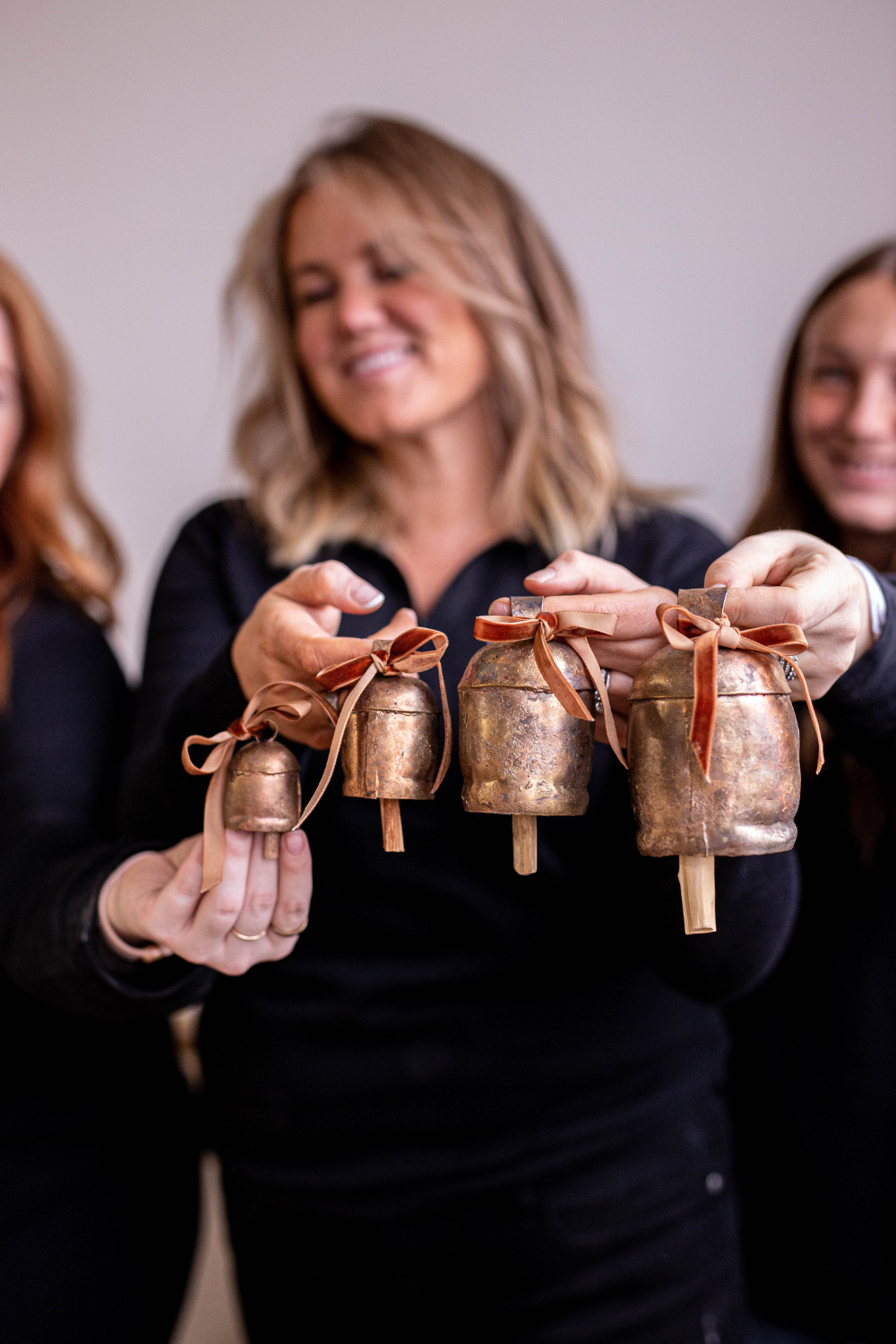 Vintage Inspired Copper Desert Bell Small Christmas Decor