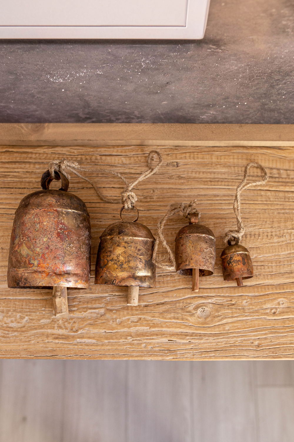 Vintage Inspired Copper Desert Bell Small Christmas Decor