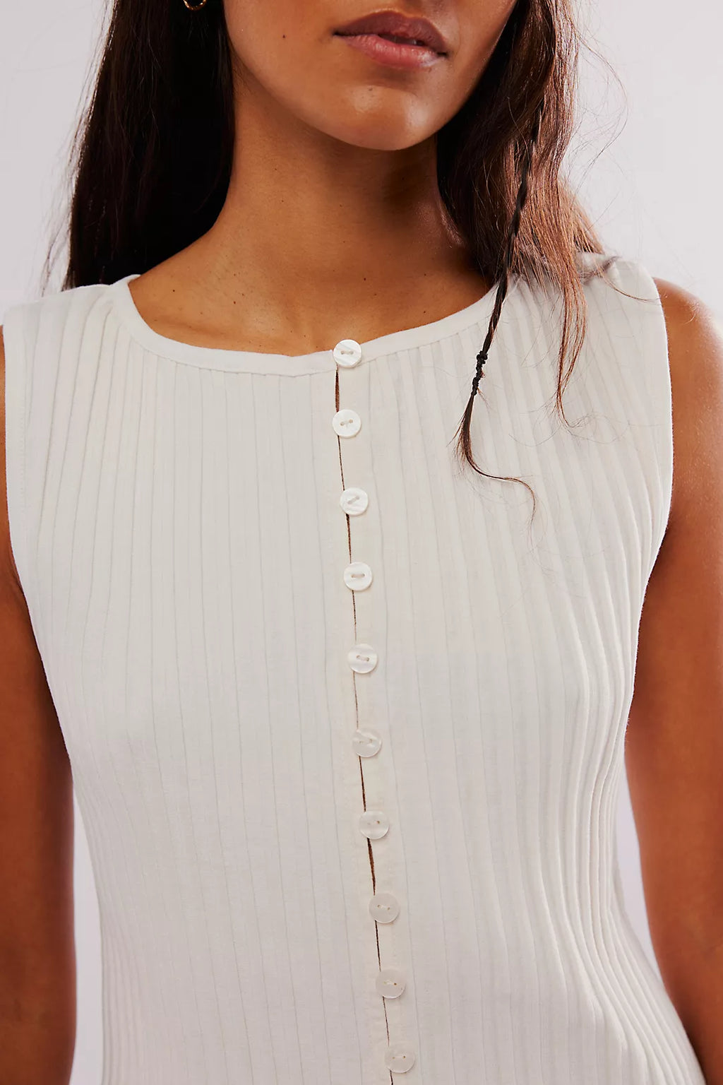 TILLY VEST in BLACK FREE PEOPLE