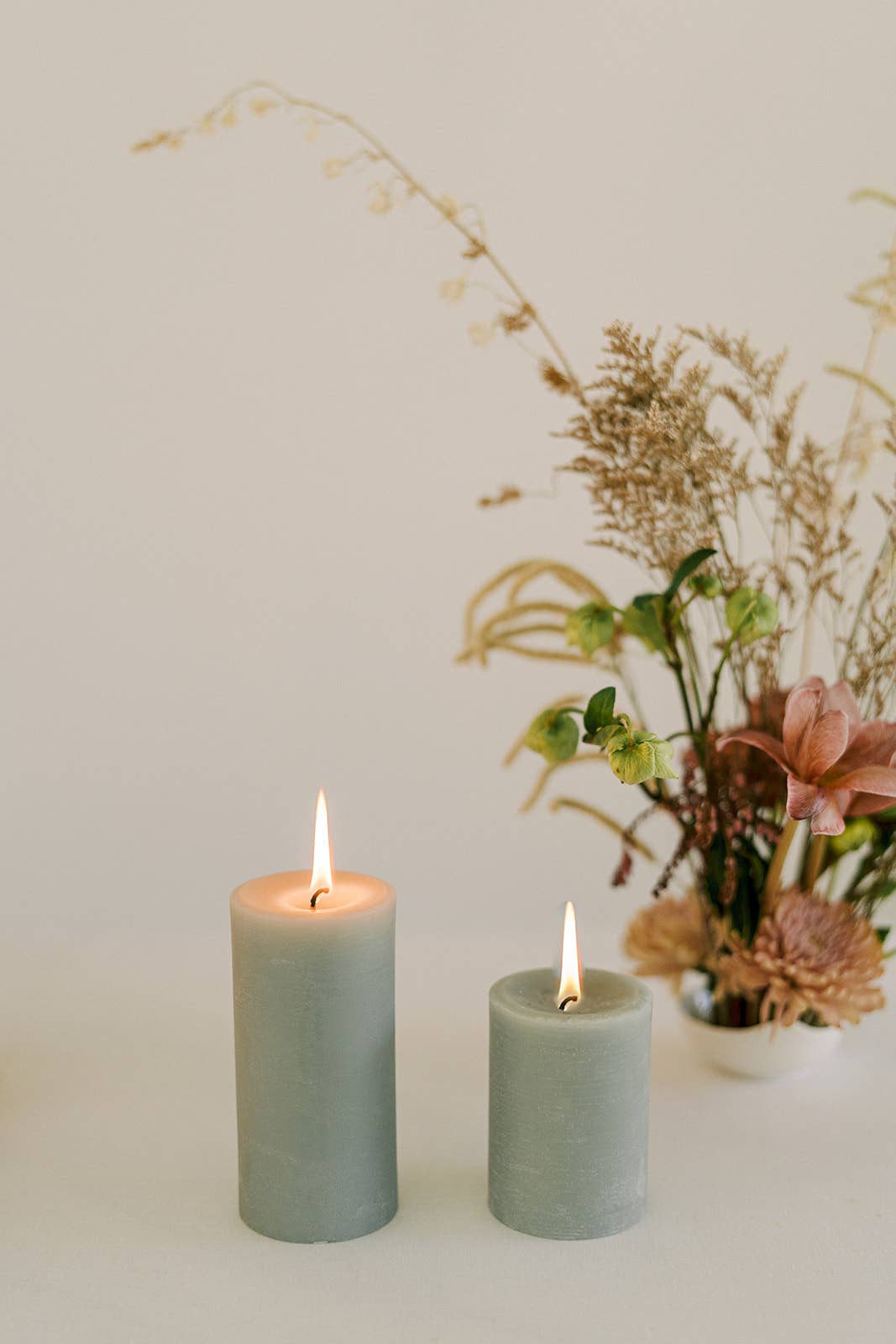 Eucalyptus | 100% Beeswax Pillar Candle | All Natural, Handmade
