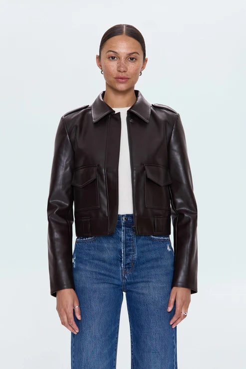 BEX SHRUNKEN JACKET- FRENCH ROAST