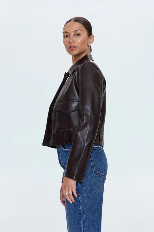 BEX SHRUNKEN JACKET- FRENCH ROAST