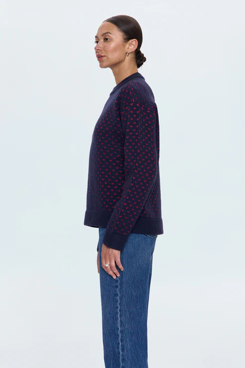 HANNA- NAVY RED HEARTS
