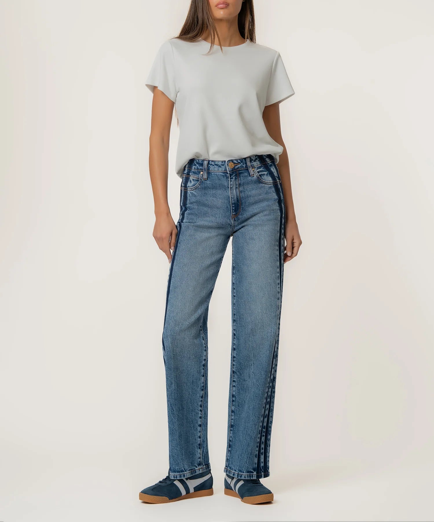 KUT- SIENNA HIGH RISE STRAIGHT LEG-5 PKTS in BRILLIANTLY