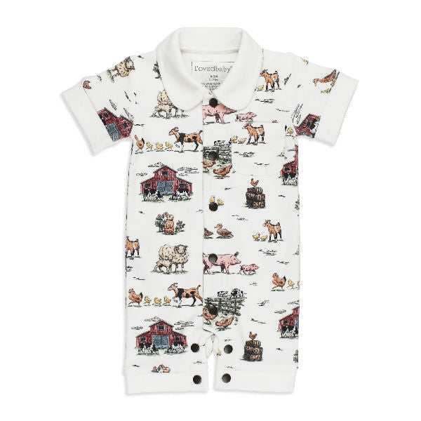 Organic Cotton S/S Coverall