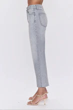 Cassie Crop Super High Rise Straight- ENIGMA