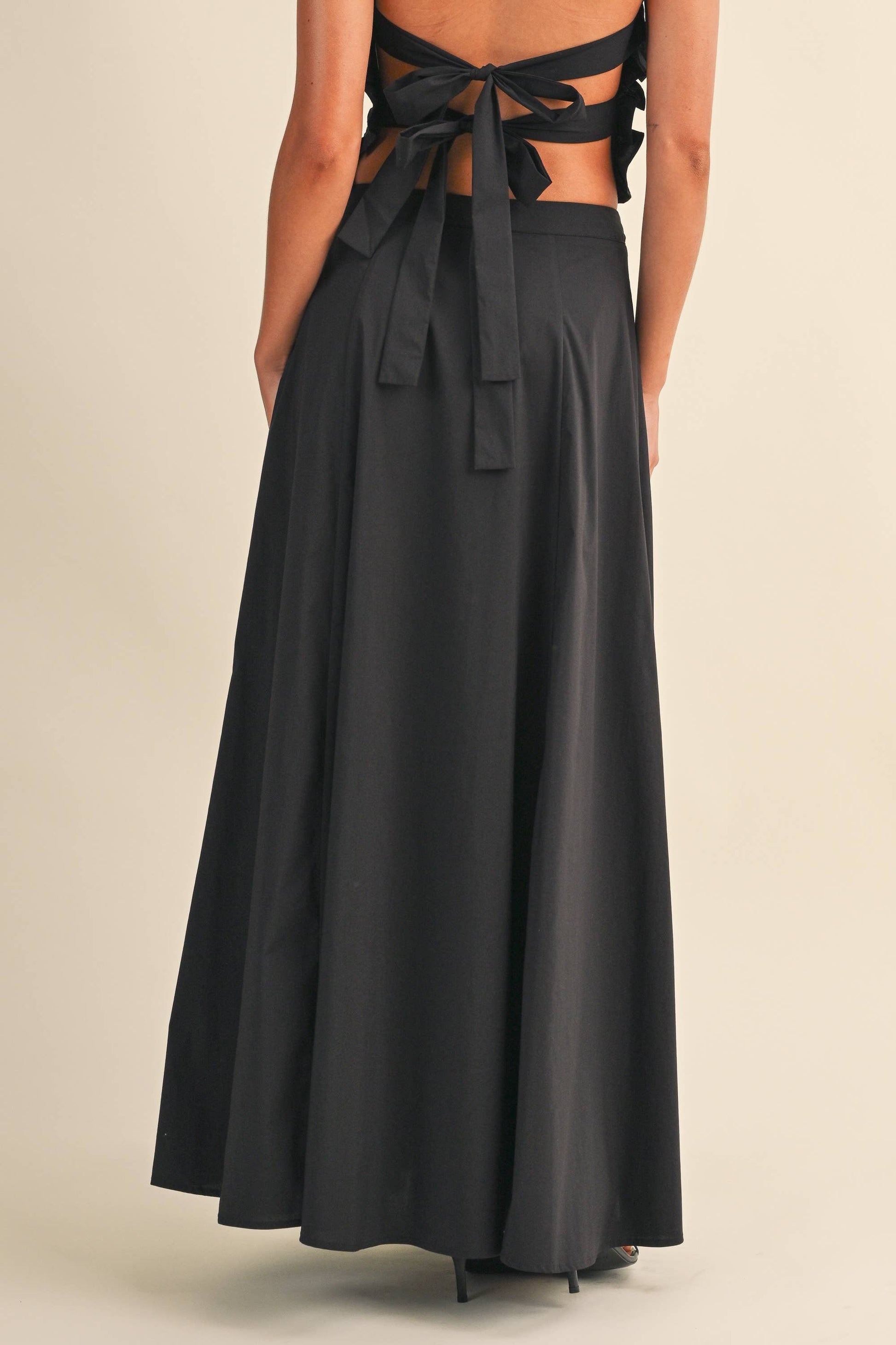 A LINE MAXI SKIRT