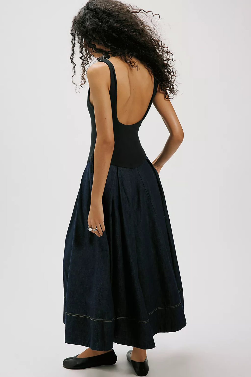 Elio Denim Midi Dress