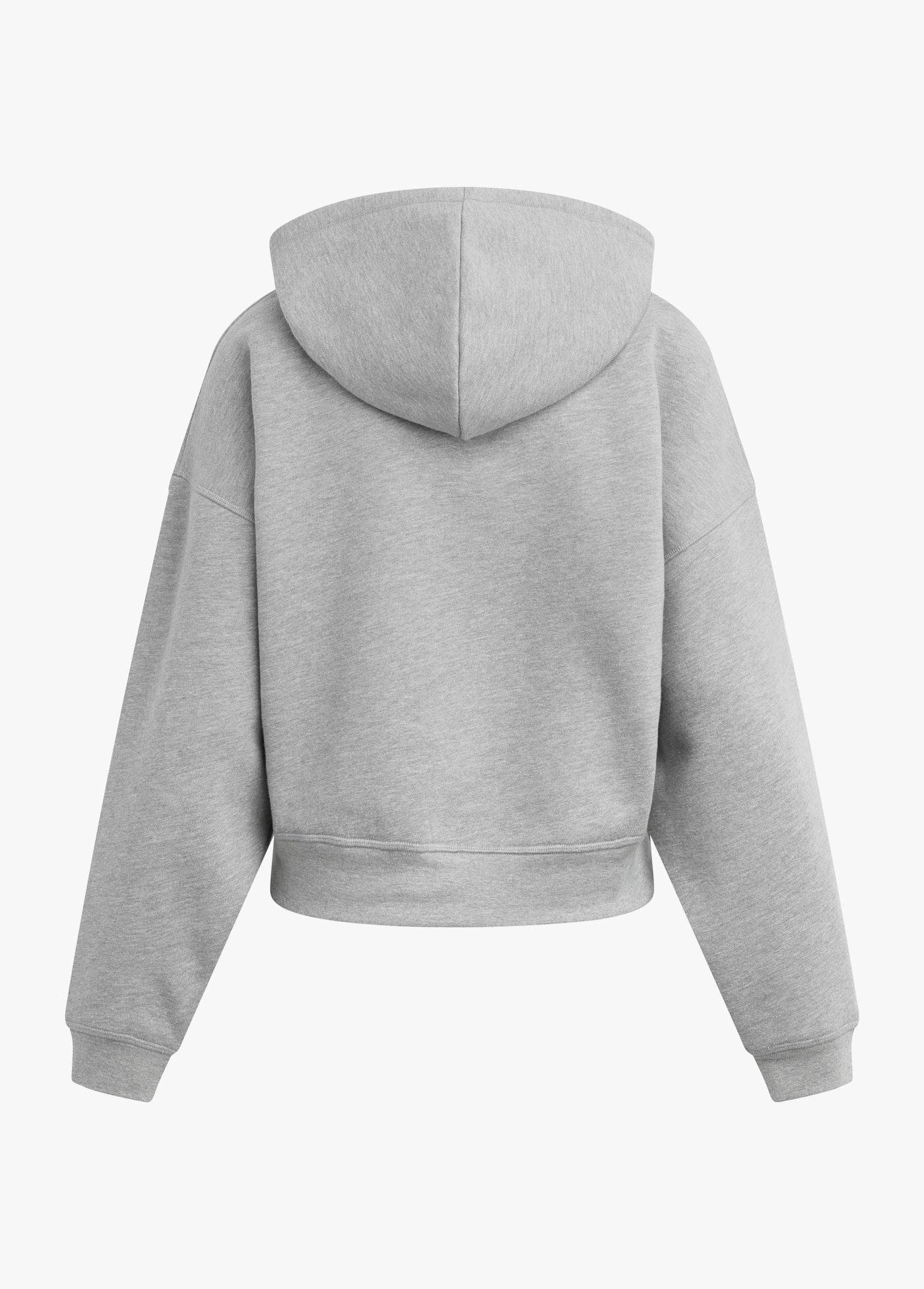 Favorite Daughter The Collegiate Embossed Hoodie - Heather Gray Oversized Sweatshirt