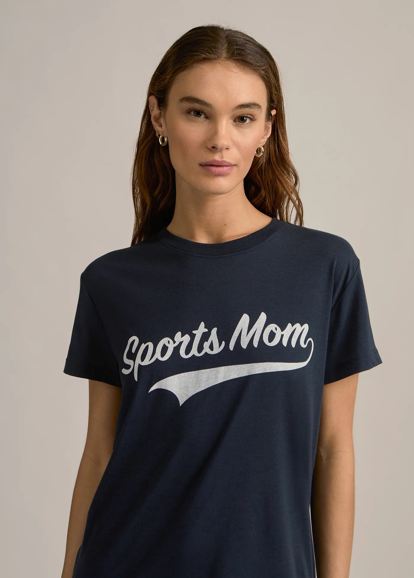 Favorite Daughter Sports Mom T-Shirt - Women’s Graphic Crew Neck Tee