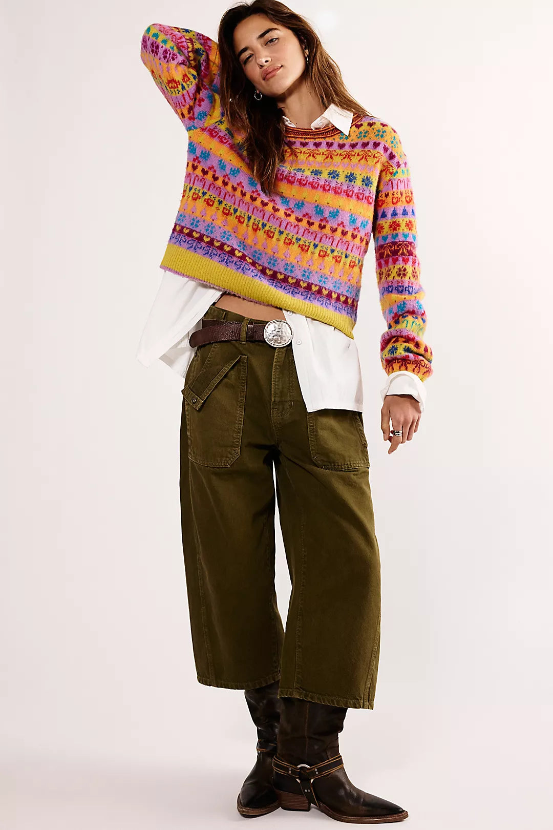 FAVORITE THINGS SWEATER IN BRIGHT CONFETTI COMBO