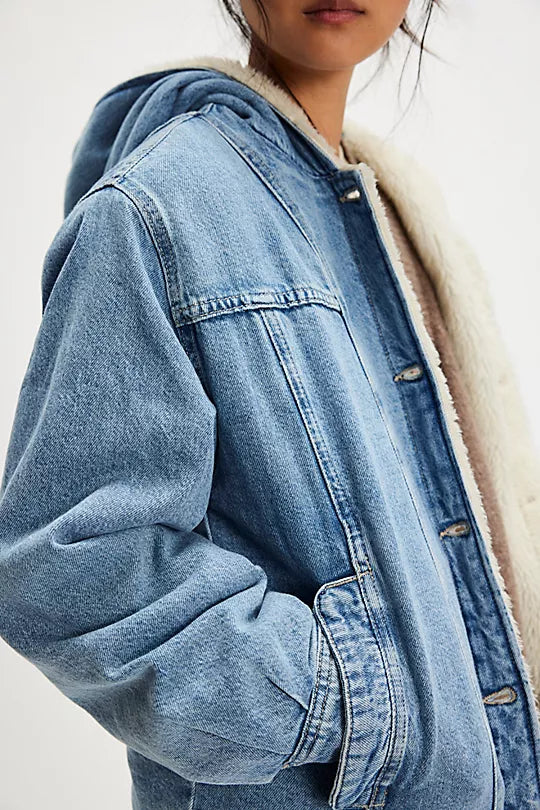 ASHER COZY DENIM in SNOWDRIFT WASH