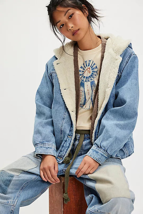 ASHER COZY DENIM in SNOWDRIFT WASH